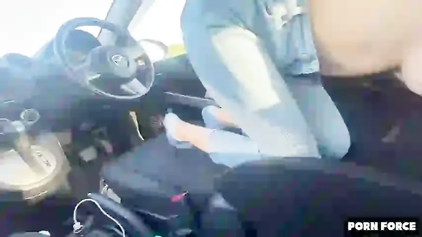 Cute Slut with Big Natural Tits Fucked Inside My Car Xxx